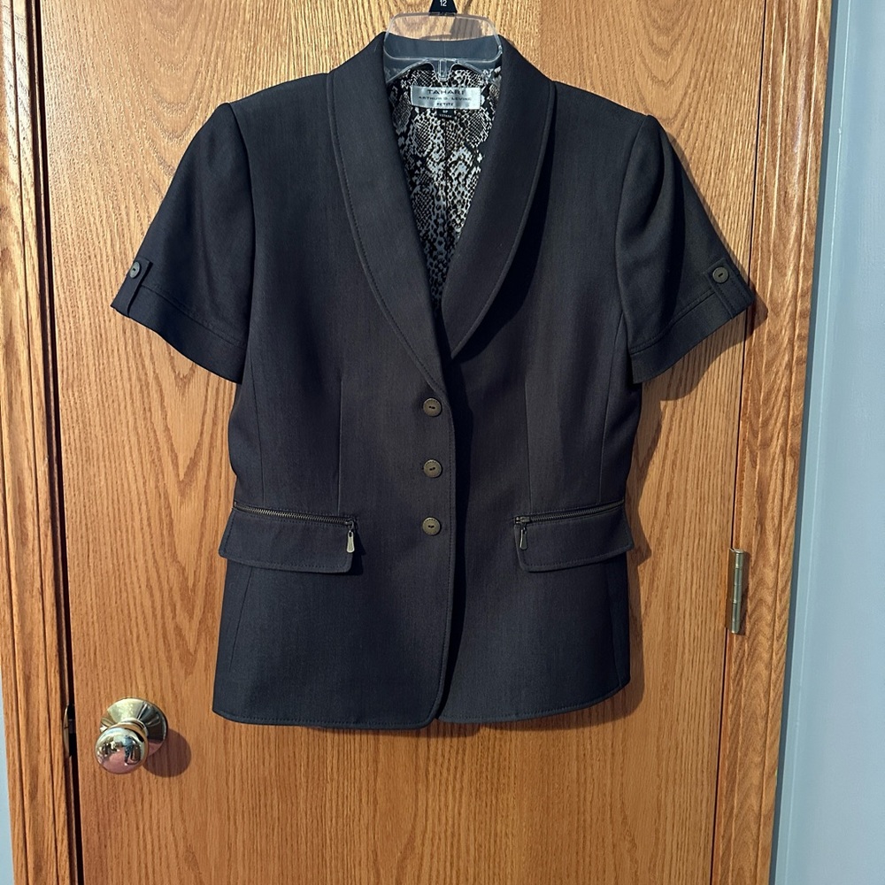 Tahari Black Suit Set